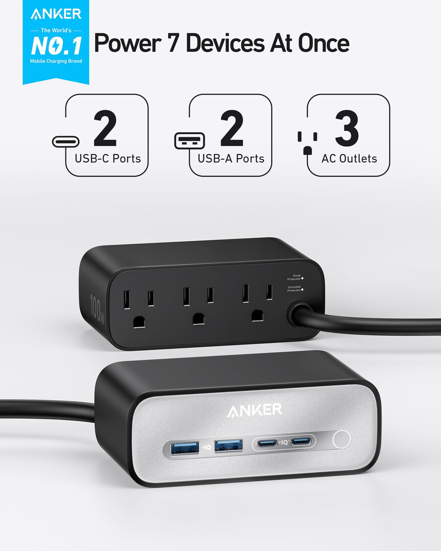 anker 充電ステーション 7-in-1、100w