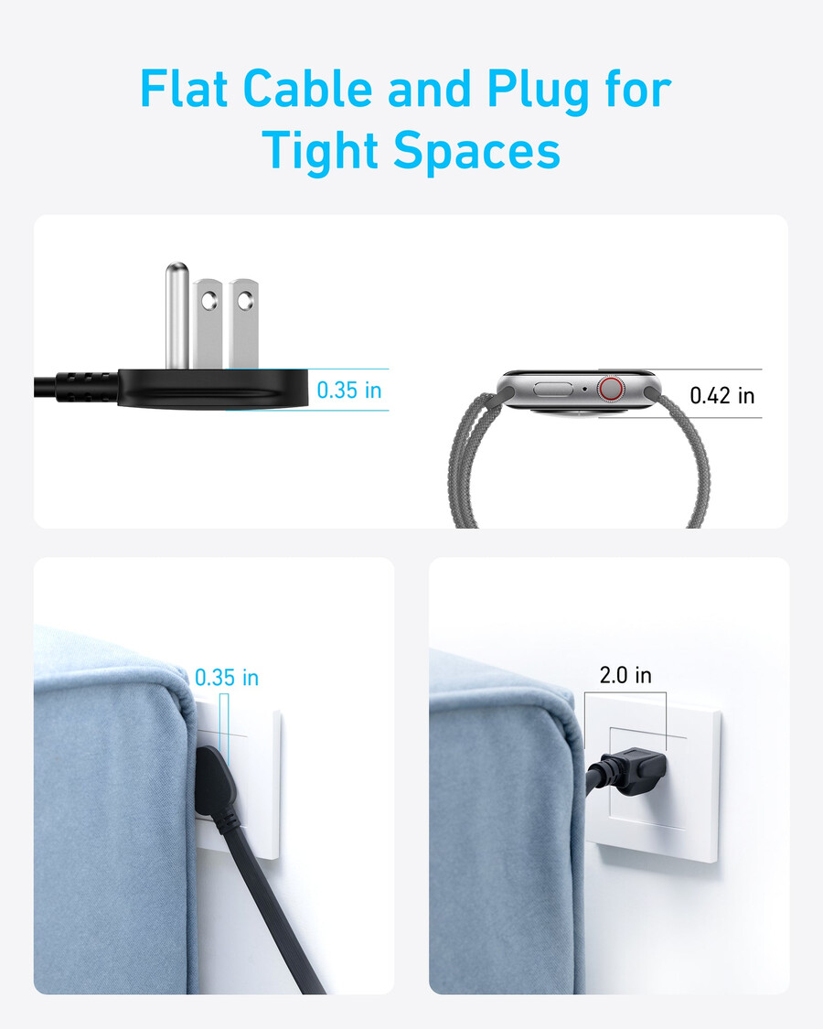 anker usb電源タップ(12in1、35w)