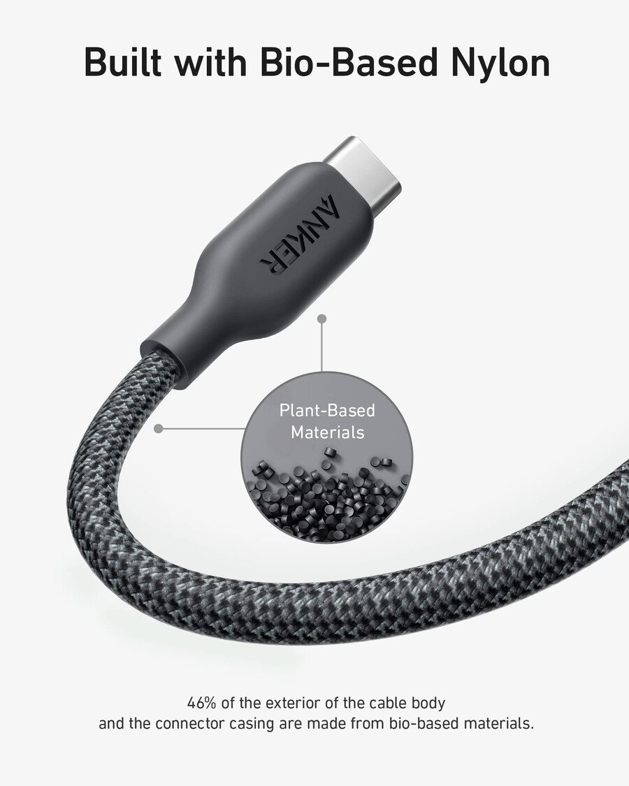 anker 543 usb c - usb c ケーブル 240w、10フィート