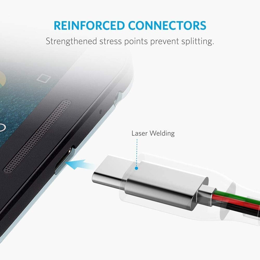 anker powerline usb c - usb 3.0 ケーブル 3 フィート、6 フィート