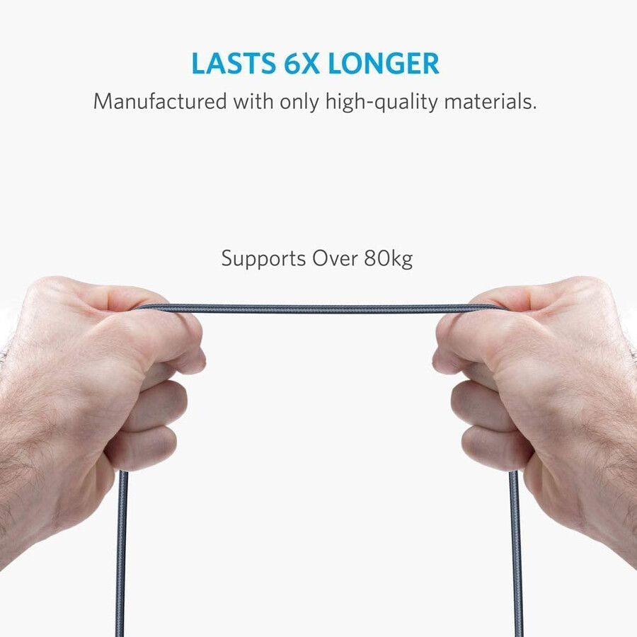 anker powerline usb c - usb 3.0 ケーブル 3 フィート、6 フィート