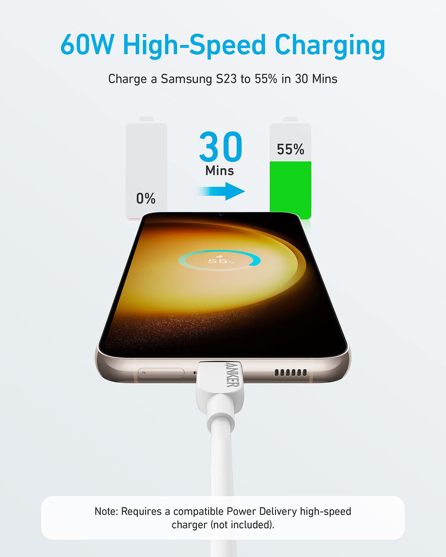 anker 310 usb-c - usb-c ケーブル 3フィート