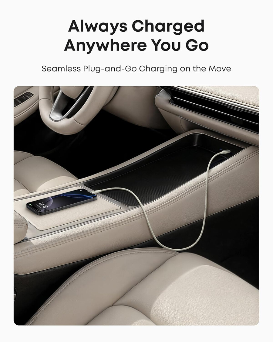 anker usb-a - usb-c ケーブル 3 フィート、アップサイクル編み込み、2 個パック