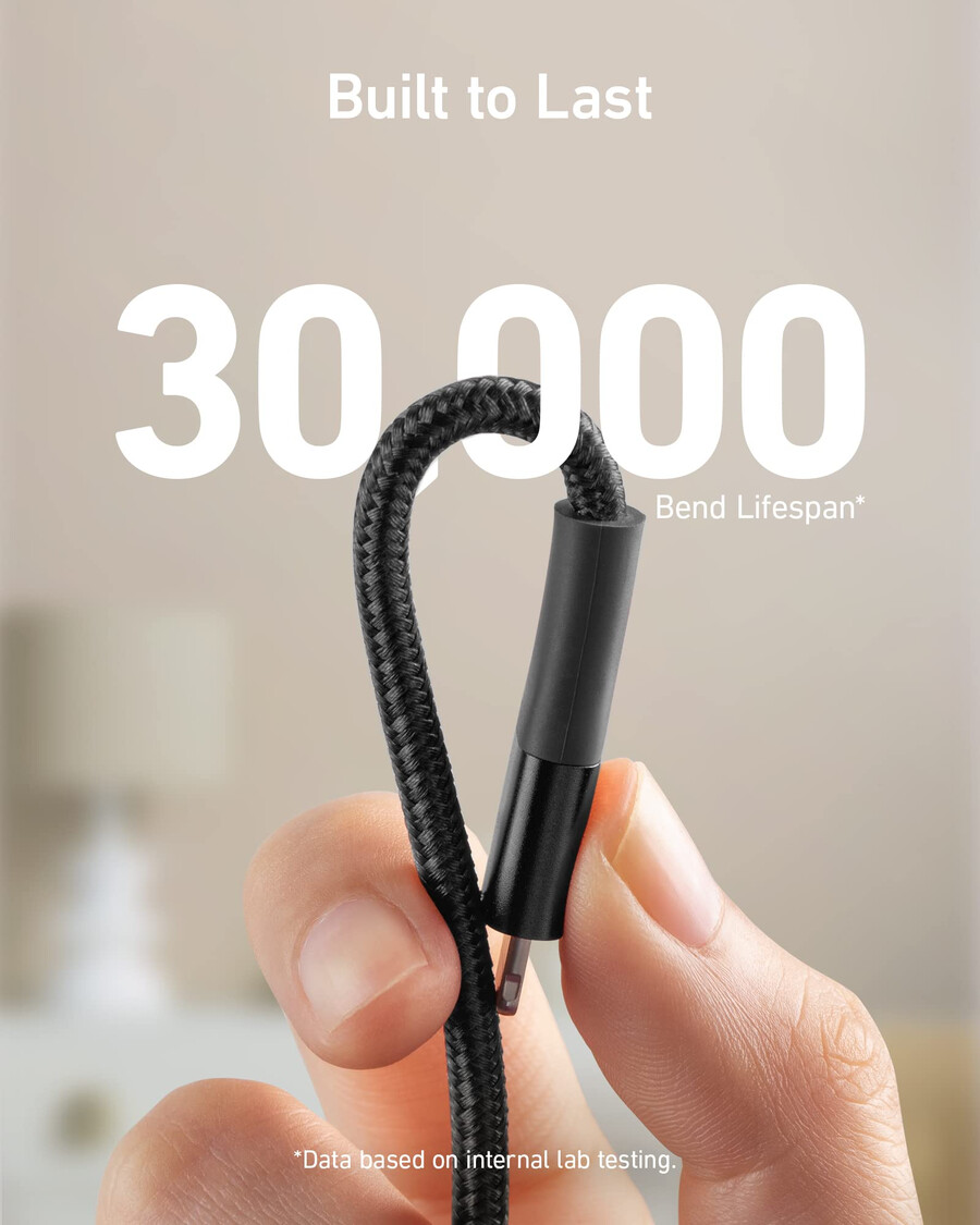 anker 551 usb-a - lightning ケーブル 3 フィート 6 フィート 10 フィート