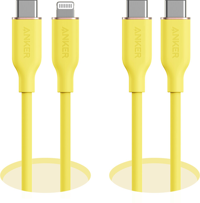 anker 641 usb-c - lightning ケーブル flow、シリコン