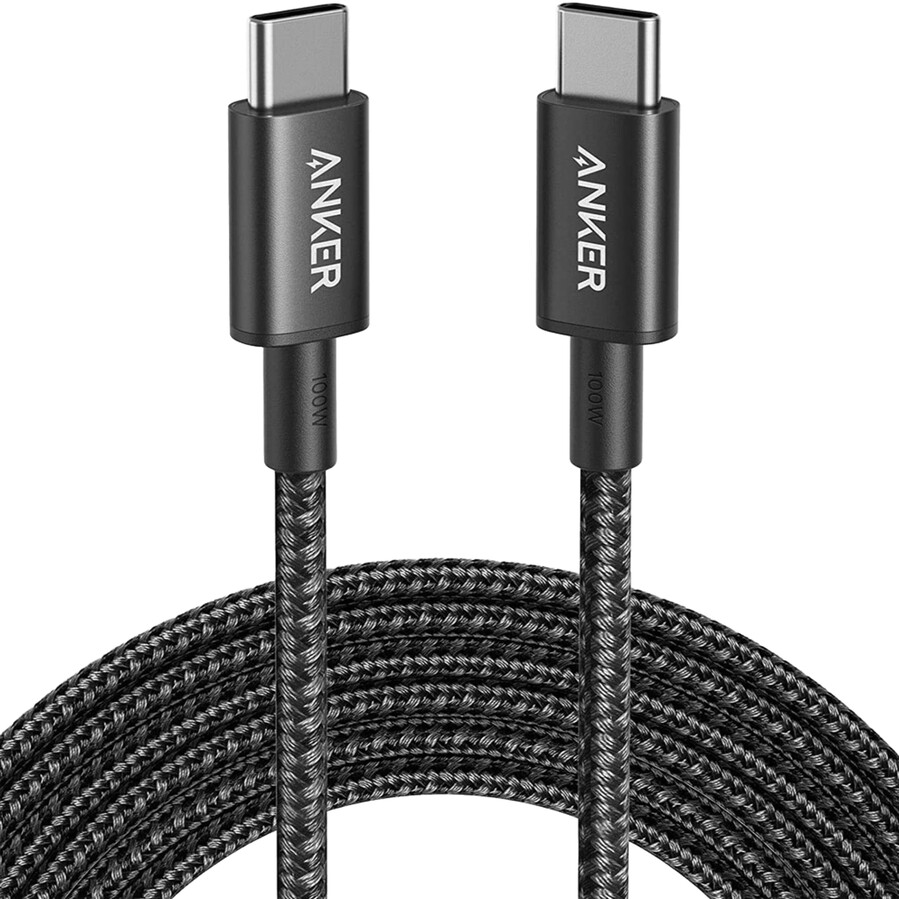 新しいナイロン製 usb-c - usb-c 100w ケーブル 10 フィート