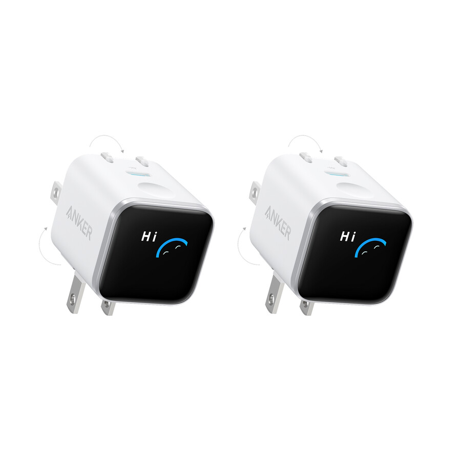 anker iphone用急速充電器 折りたたみ式プラグ付き45w usb-c充電器
