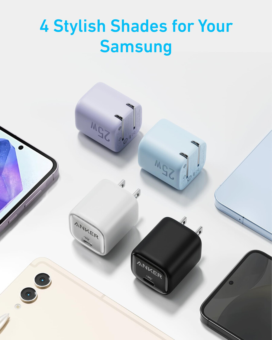 anker 充電器 25w、コンパクト