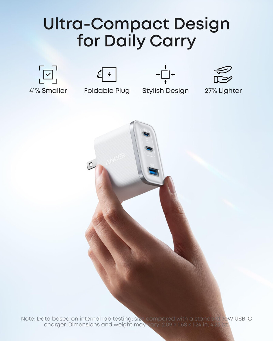anker ナノチャージャー(70w、3ポート)