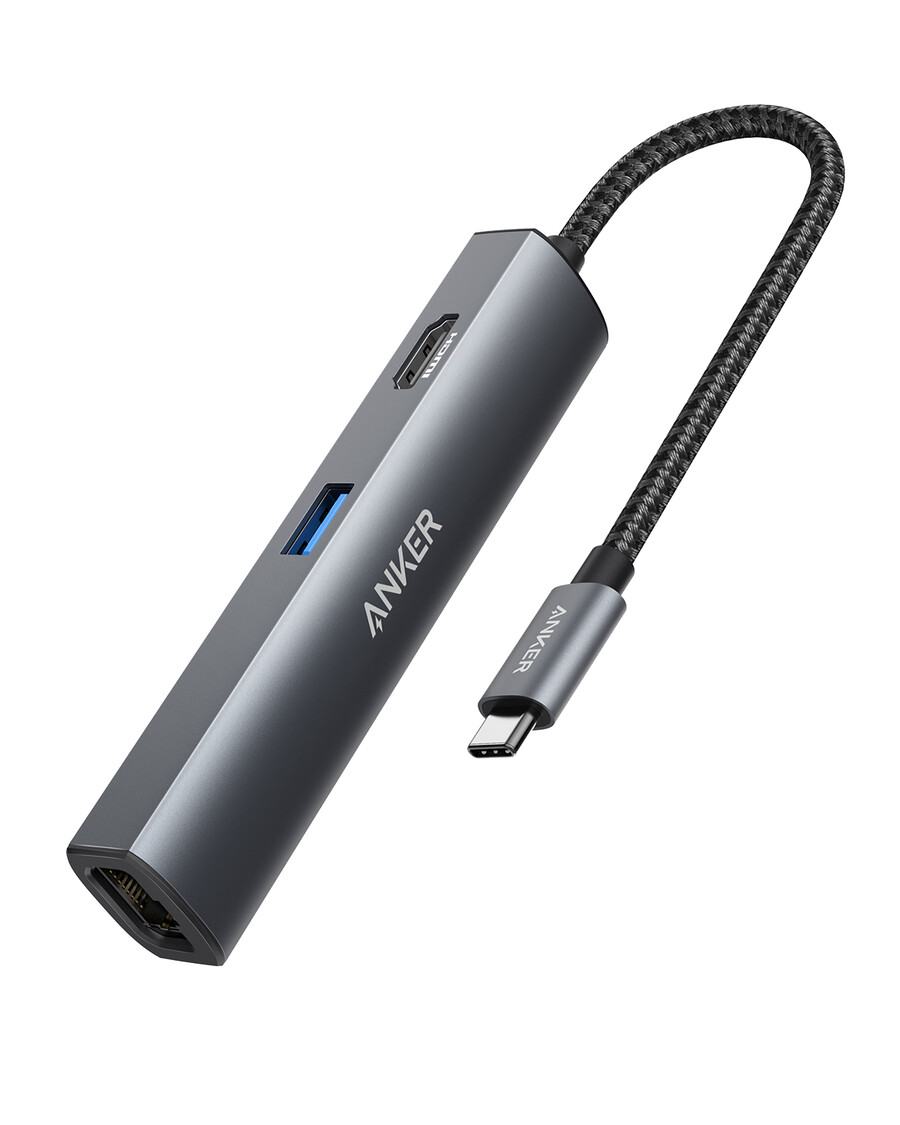 anker 533 usb-cハブ(5-in-1、スリム)