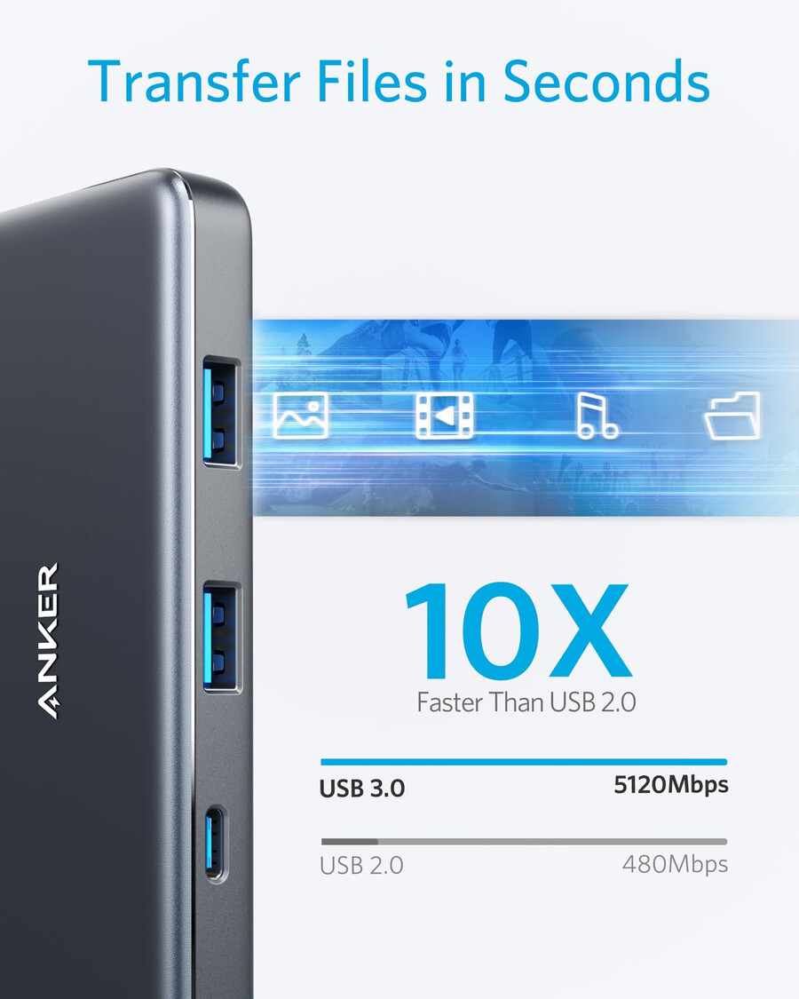 anker 341 usb-cハブ(7in1)