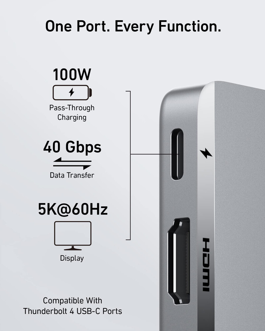 anker 547 usb-c ハブ 7-in-2、macbook用