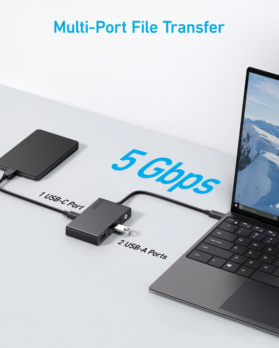 anker 322 usb-cハブ(5in1)