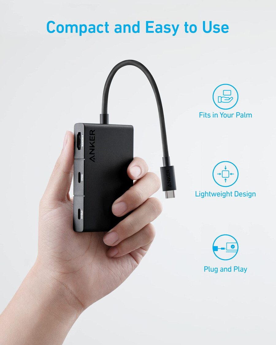 anker 322 usb-cハブ(5in1)