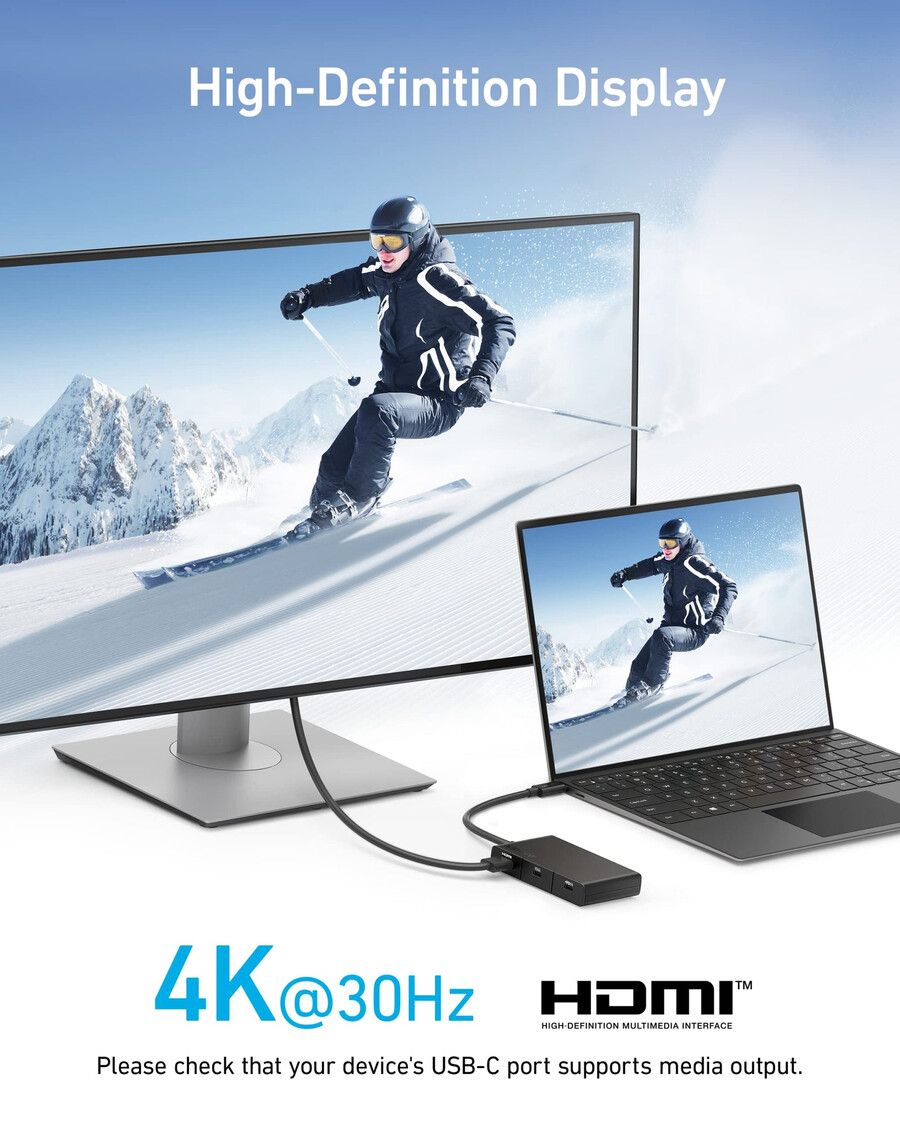 anker 322 usb-cハブ(5in1)