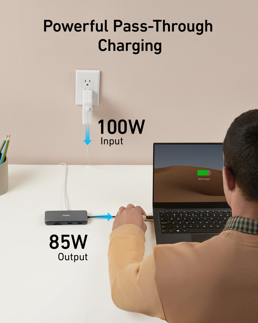 anker 555 usb-cハブ(8in1)