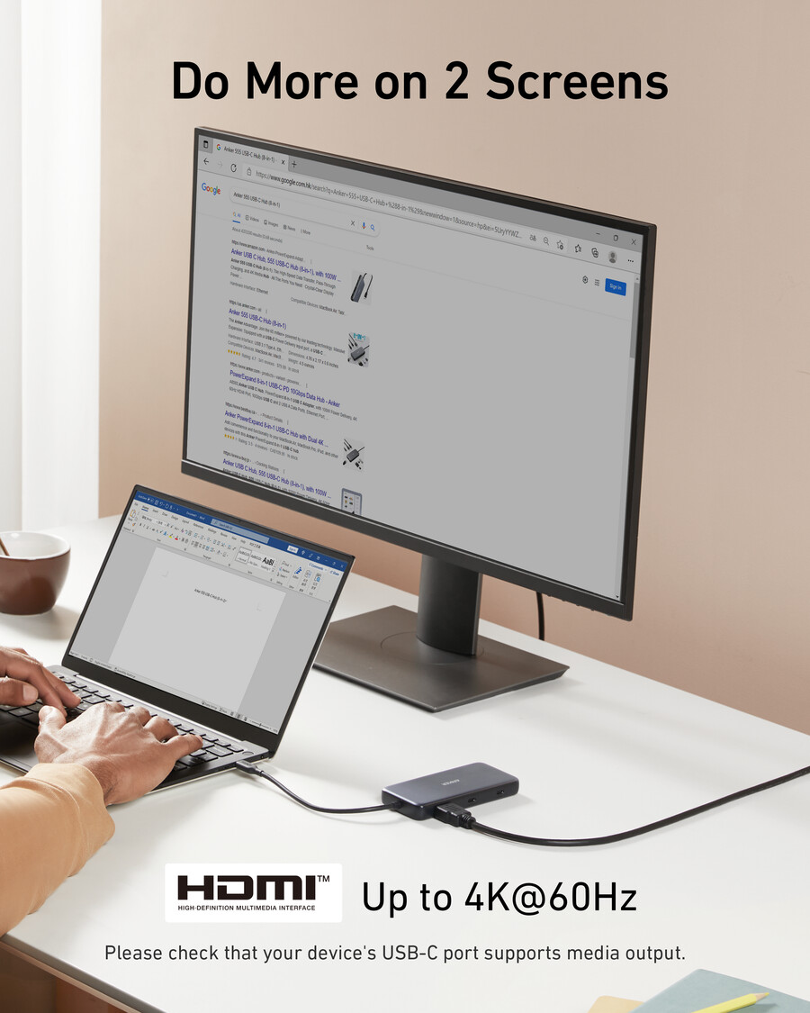 anker 555 usb-cハブ(8in1)