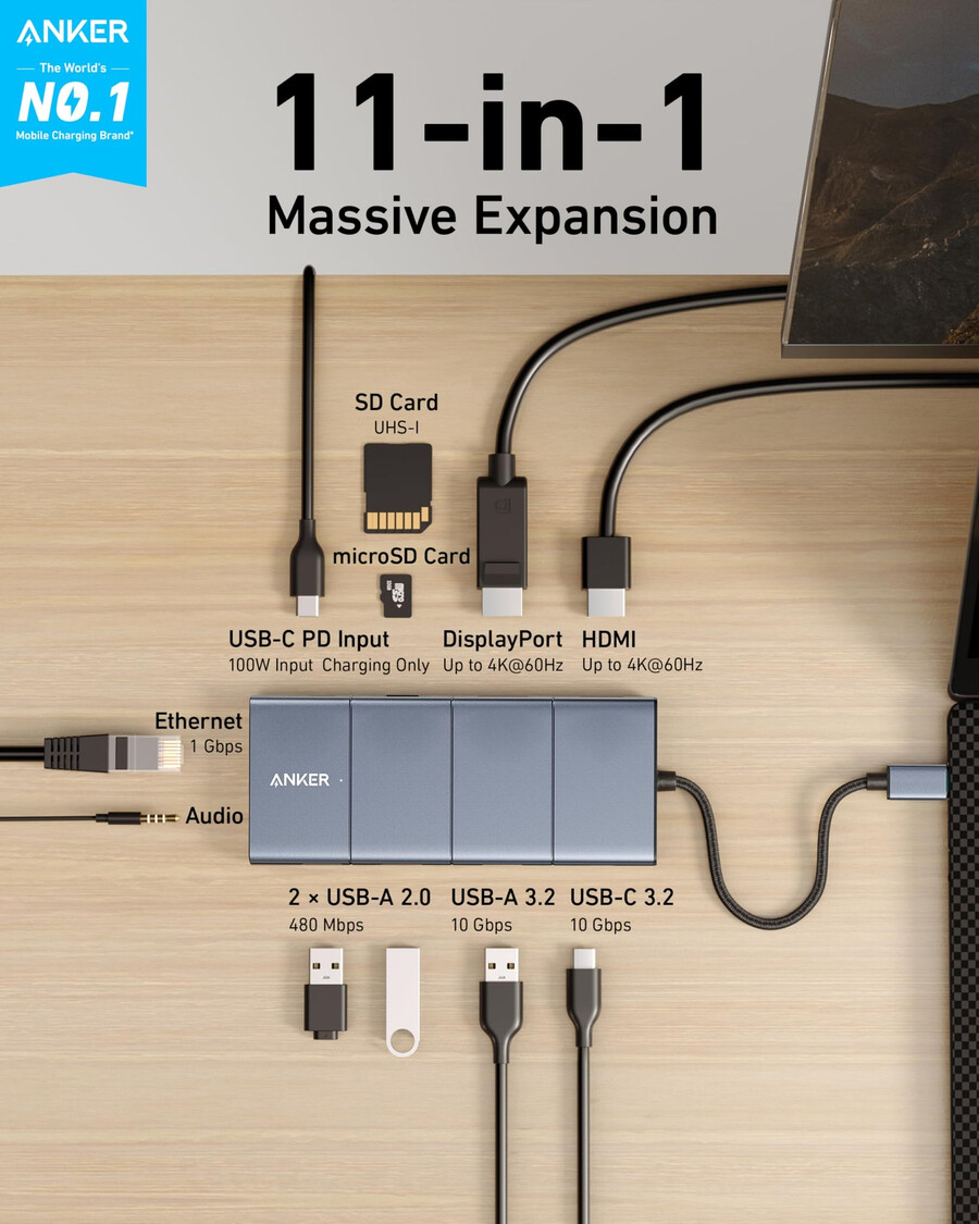 anker 565 usb-cハブ(11-in-1)
