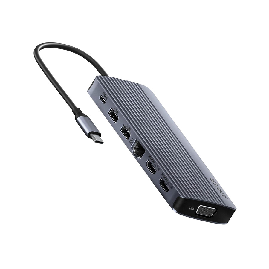 anker usb-c ハブ 14-in-1、トリプルディスプレイ