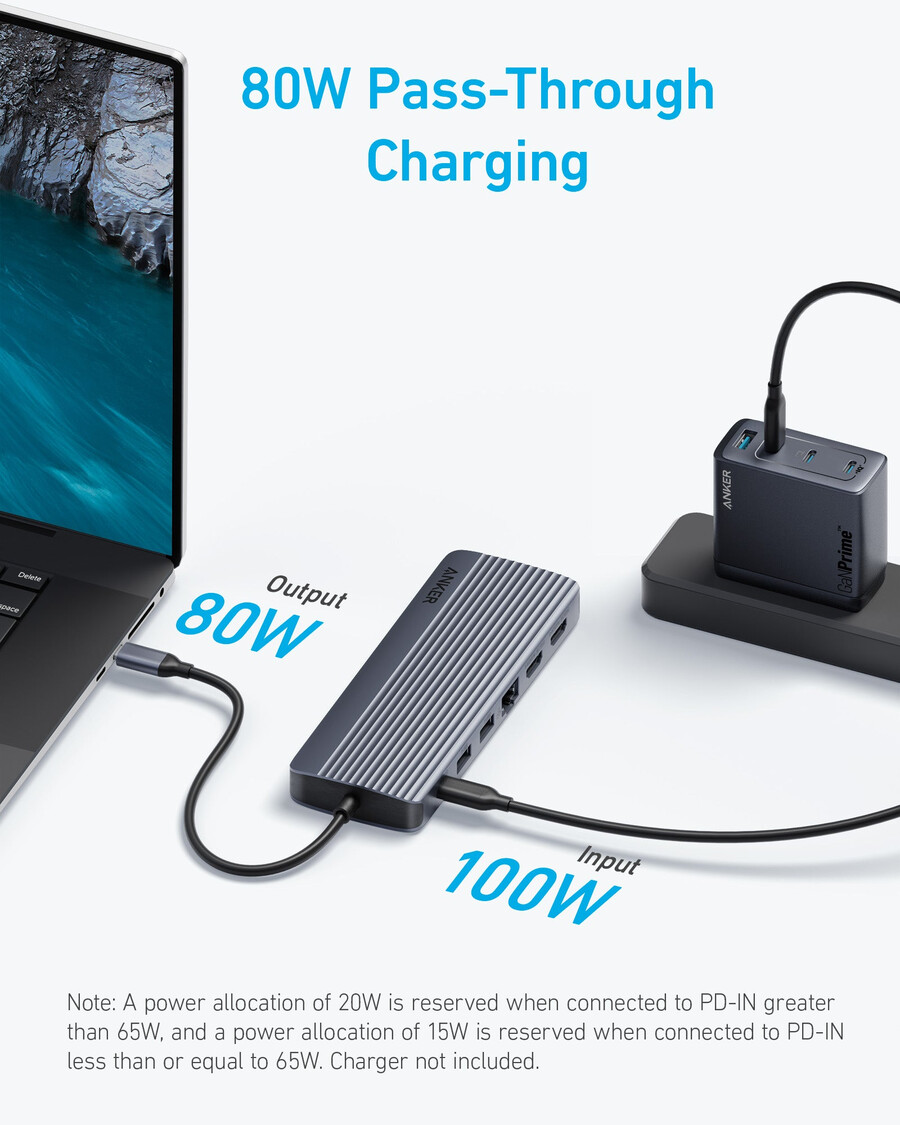 anker usb-c ハブ 14-in-1、トリプルディスプレイ