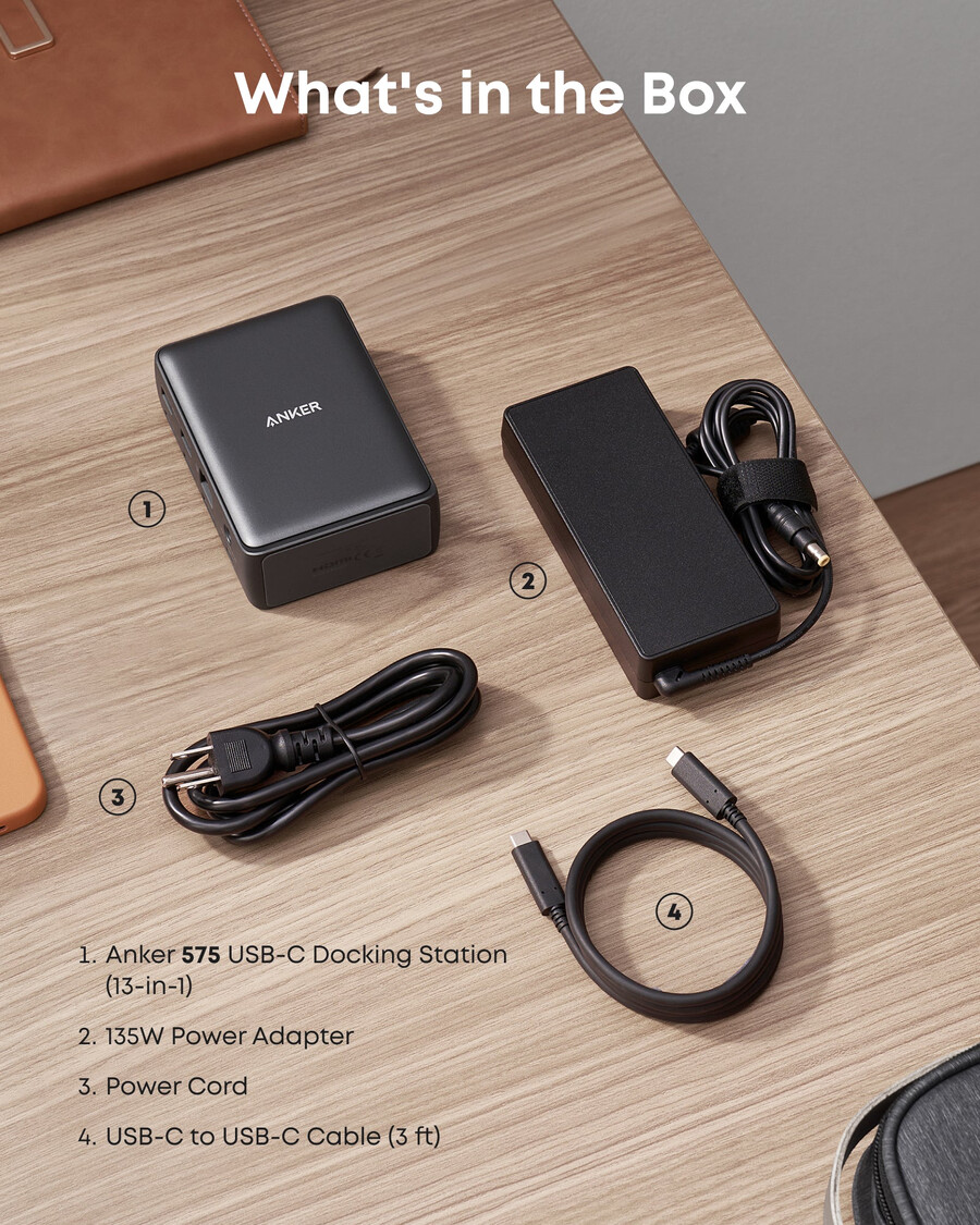 anker 575 usb-cドッキングステーション(13-in-1)