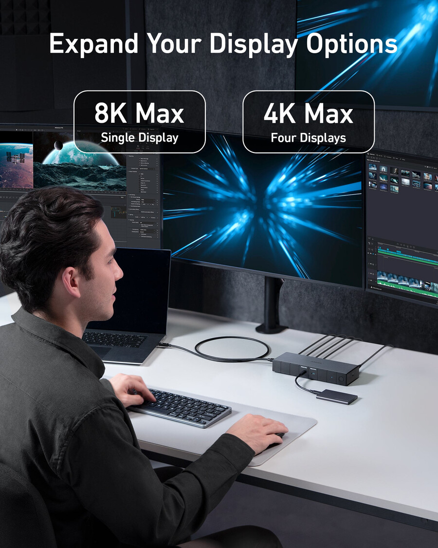 anker 778 thunderbolt ドッキングステーション 12-in-1、thunderbolt 4
