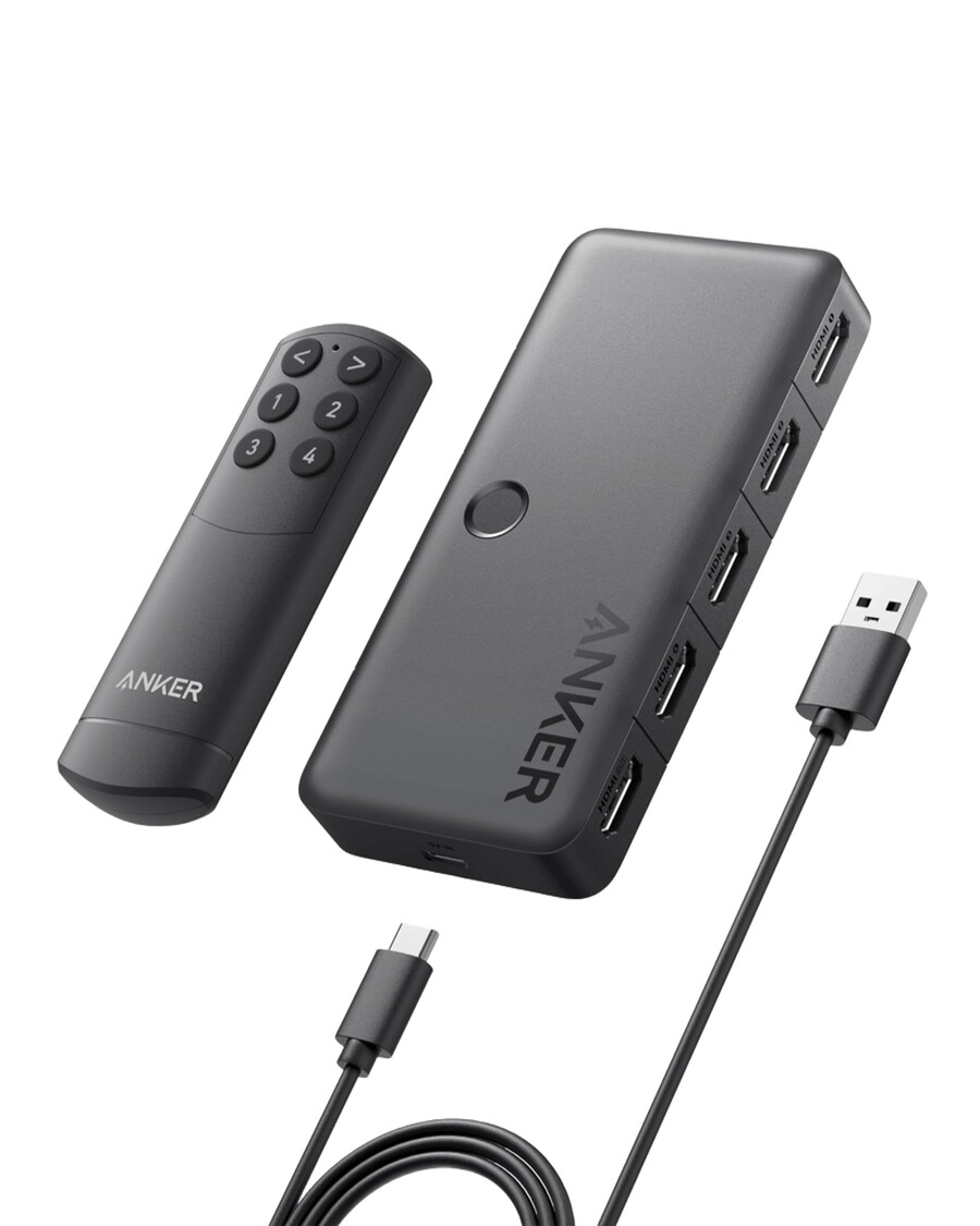 anker hdmiスイッチ(4入力1出力、4k hdmi)