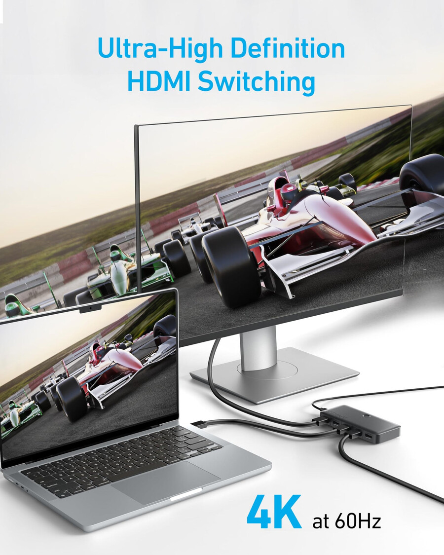 anker hdmiスイッチ(4入力1出力、4k hdmi)