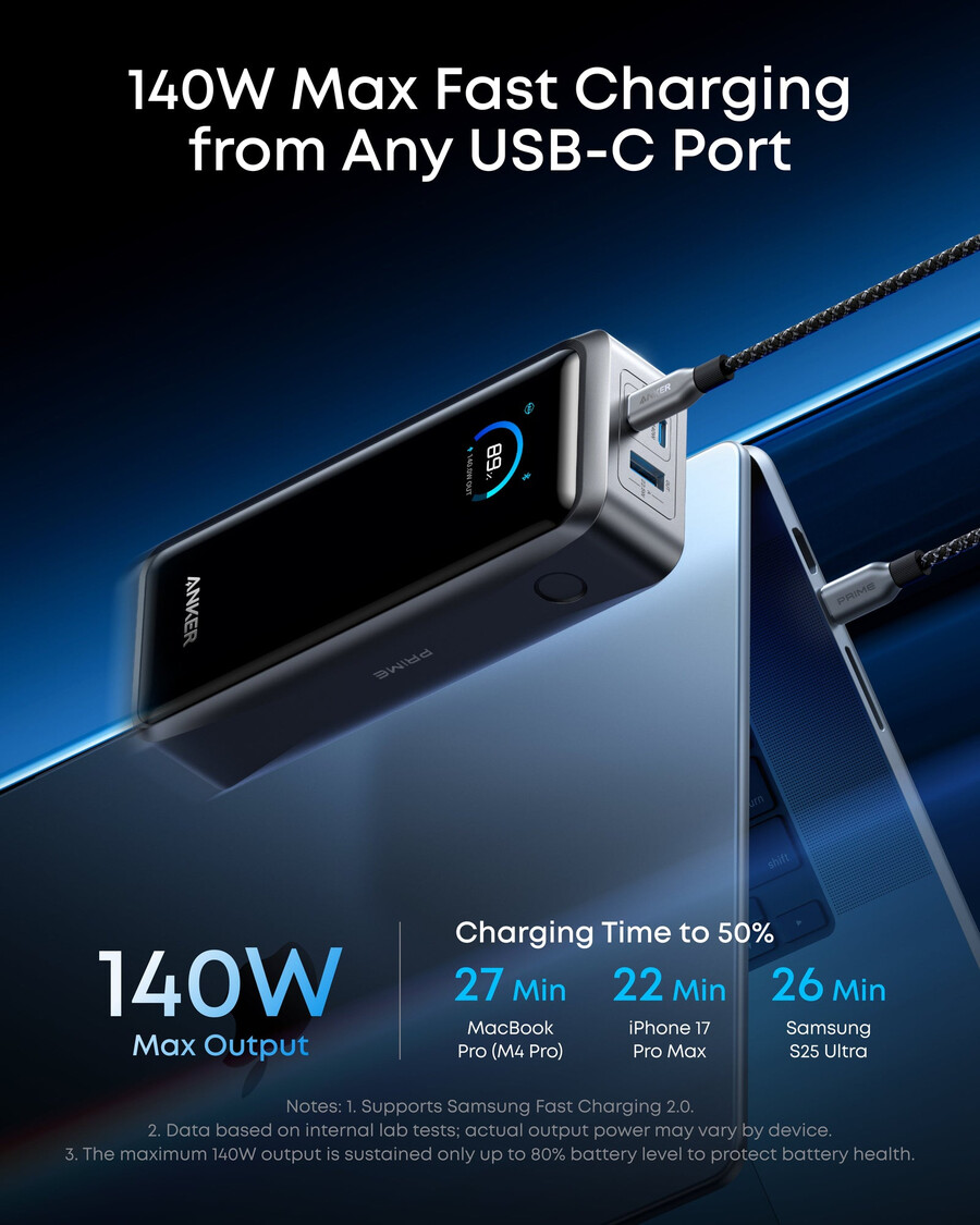 anker prime パワーバンク 26k、300w