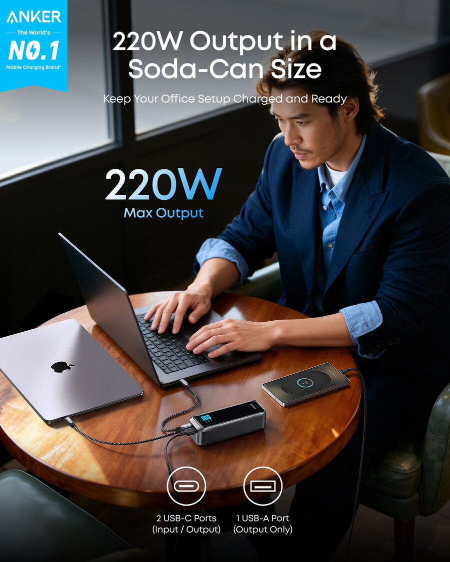anker prime パワーバンク 20k、220w