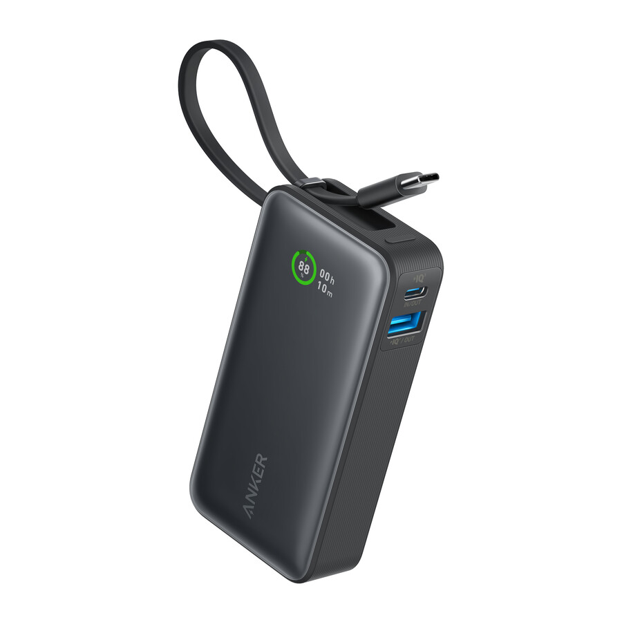 anker ナノパワーバンク(30w、usb-cケーブル内蔵)