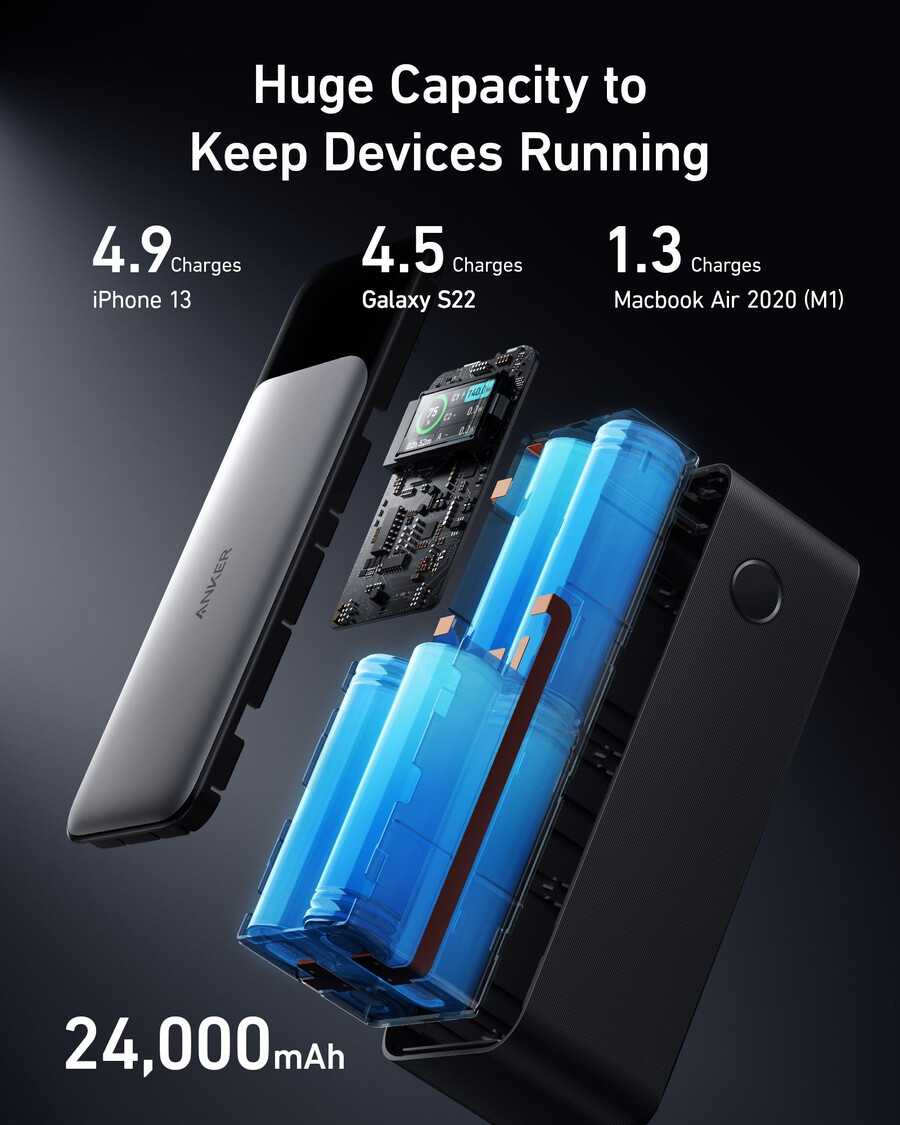 anker 737 パワーバンク powercore 24k