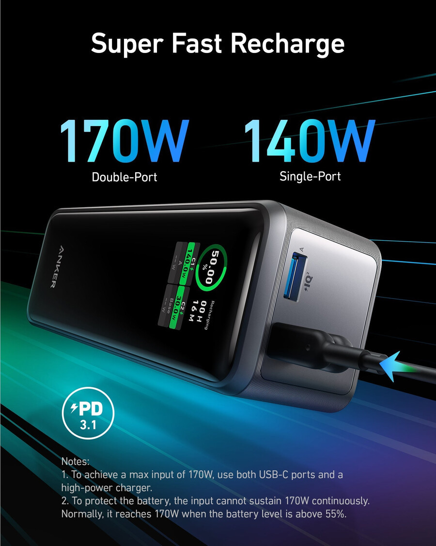 anker prime パワーバンク 27k、250w