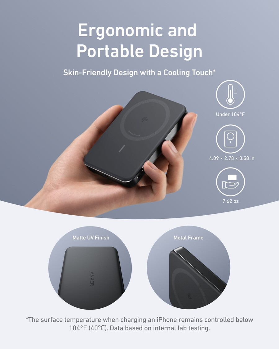 anker maggo パワーバンク 10k、スリム