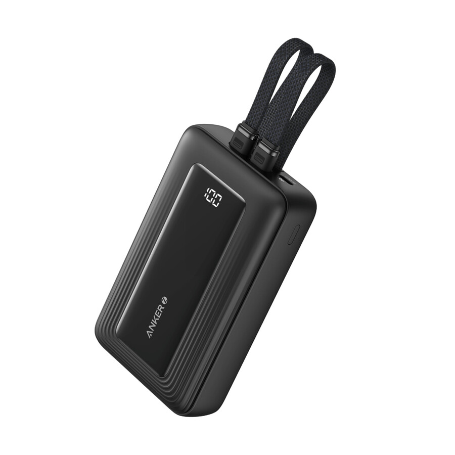 anker zolo パワーバンク 20k、usb-c および lightning ケーブル内蔵