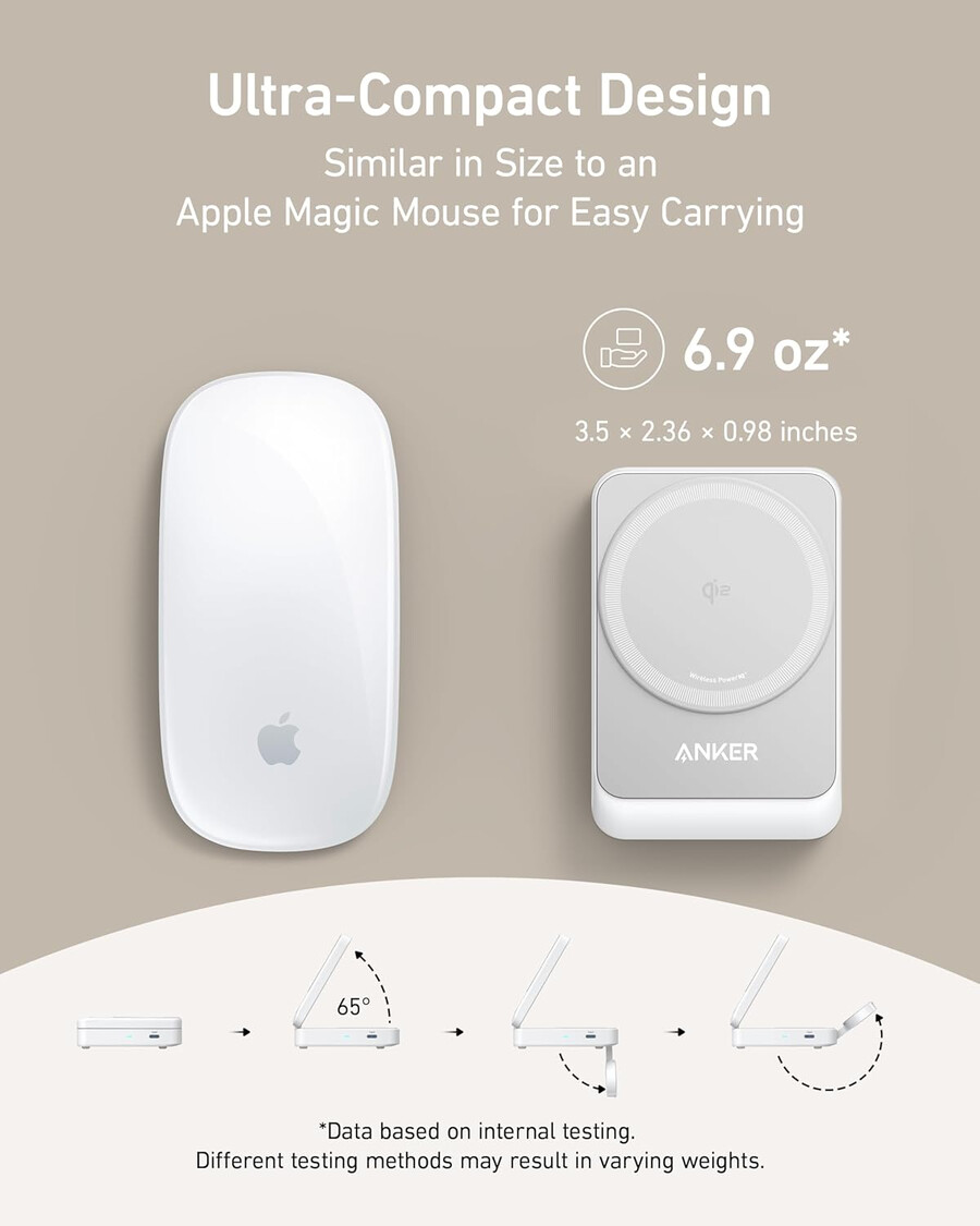 anker maggo ワイヤレス充電ステーション(折りたたみ式 3-in-1)