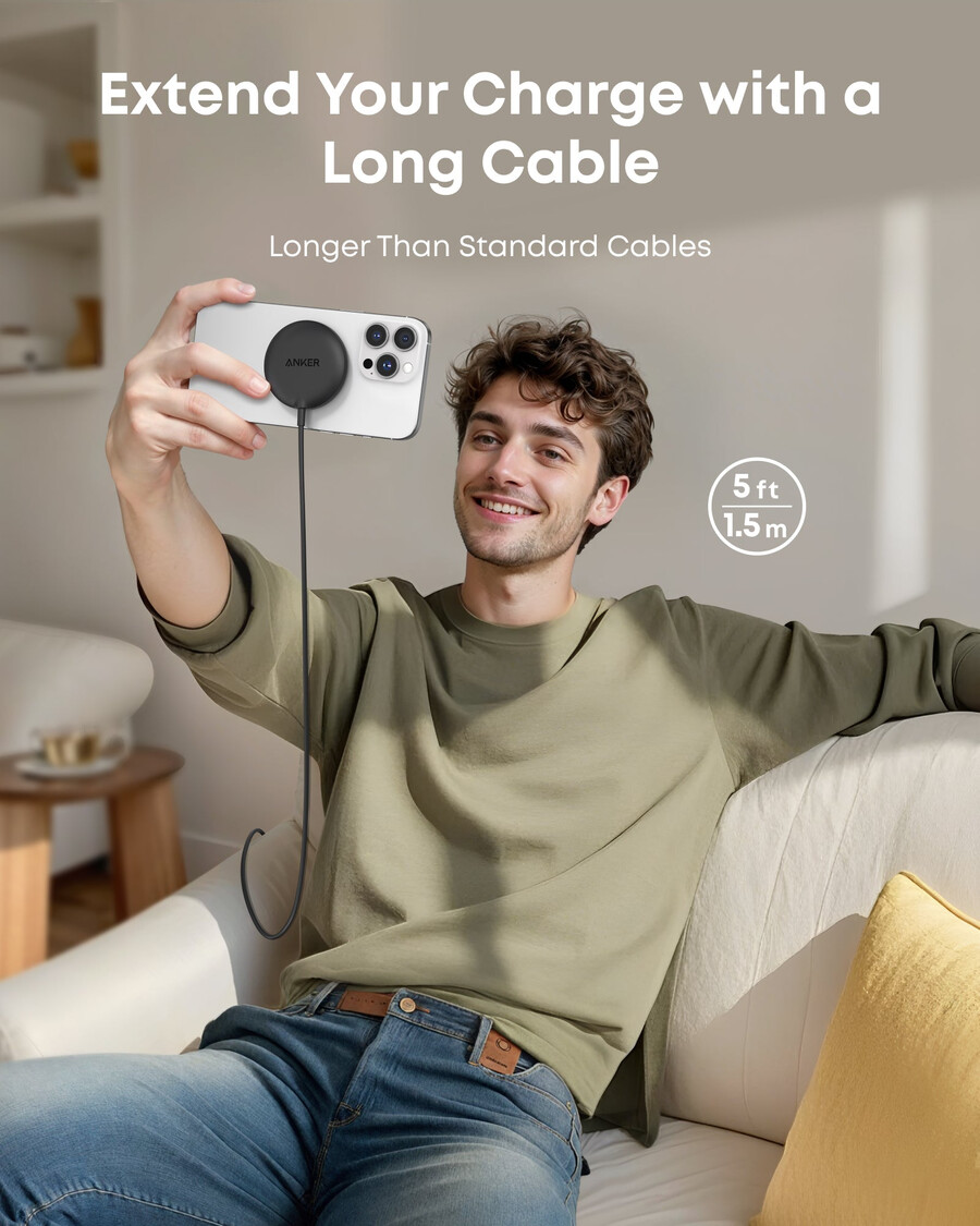 anker zolo マグネット式ワイヤレス充電器(2個パック)