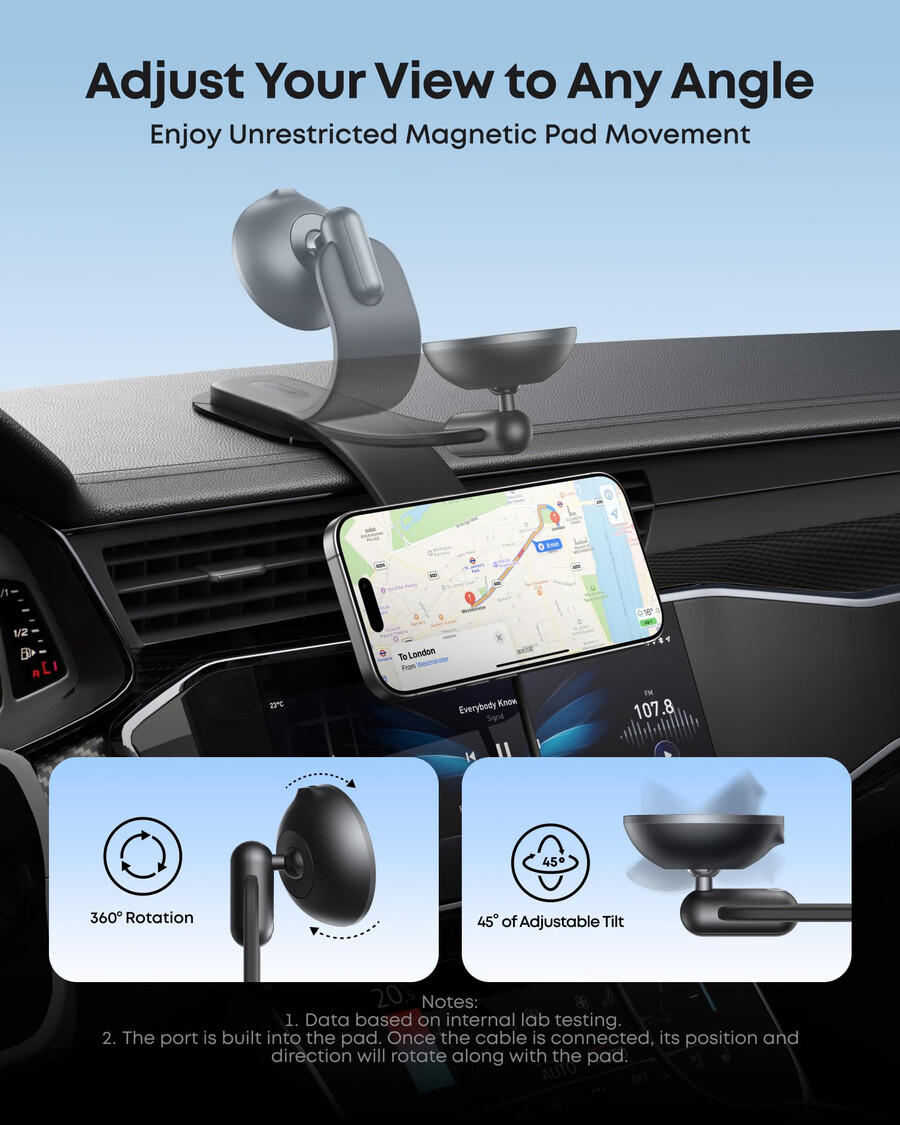 anker maggoワイヤレス充電ステーションとanker nanoワイヤレスカーチャージャー