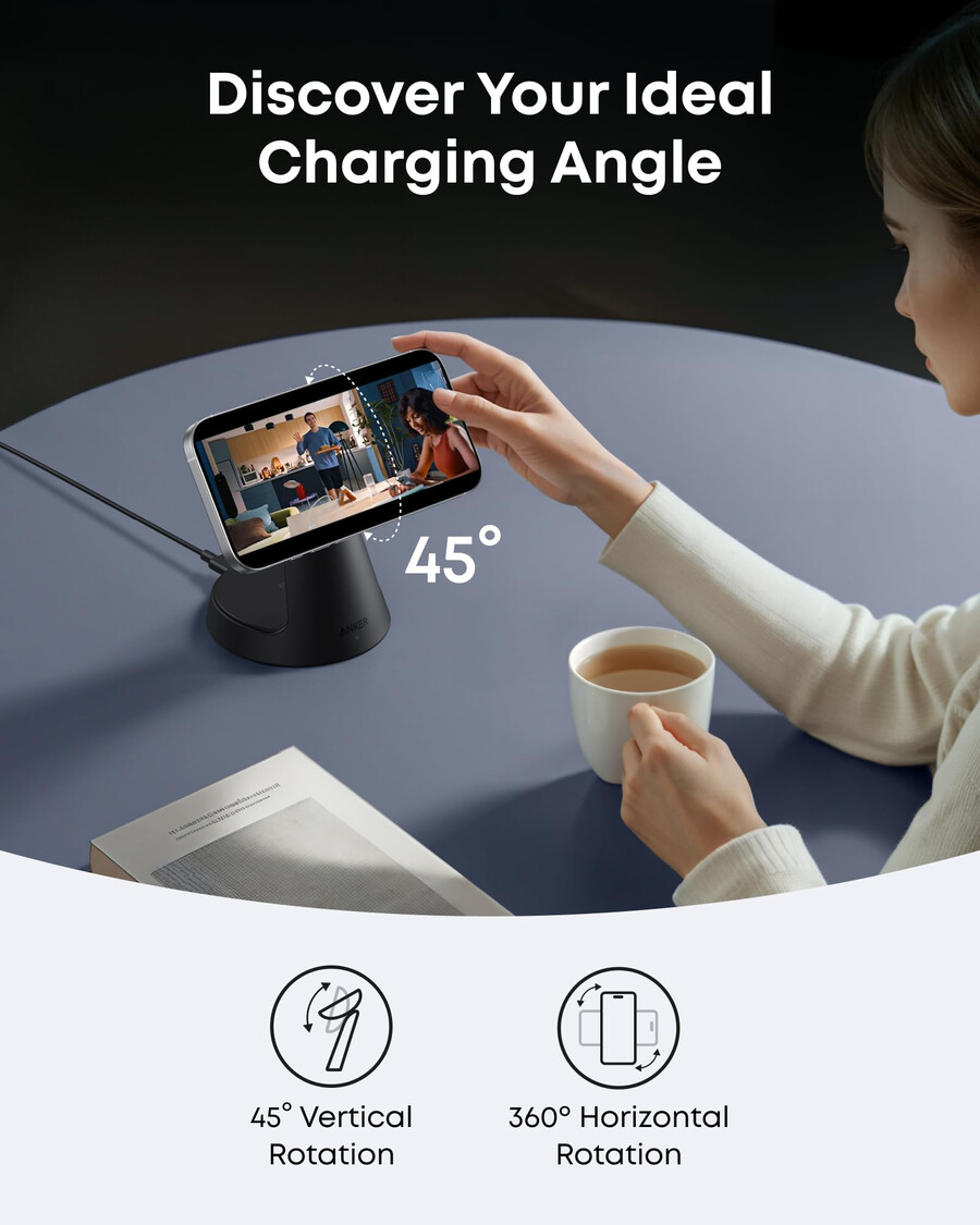 anker maggoワイヤレス充電ステーションとanker nanoワイヤレスカーチャージャー