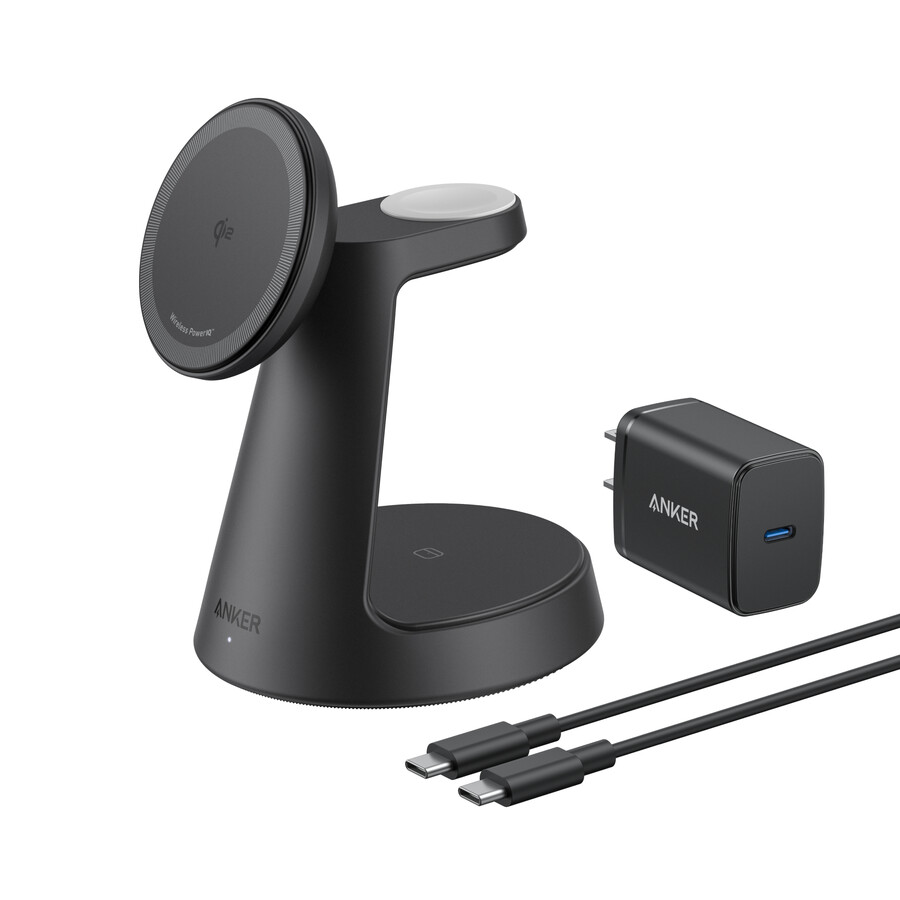 anker maggo ワイヤレス充電ステーション 3-in-1、ドックスタンド