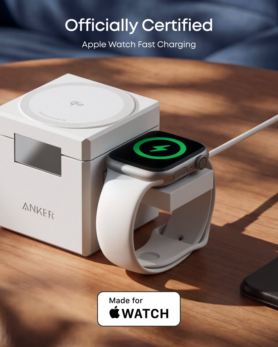 anker 3-in-1 キューブ(qi2搭載)