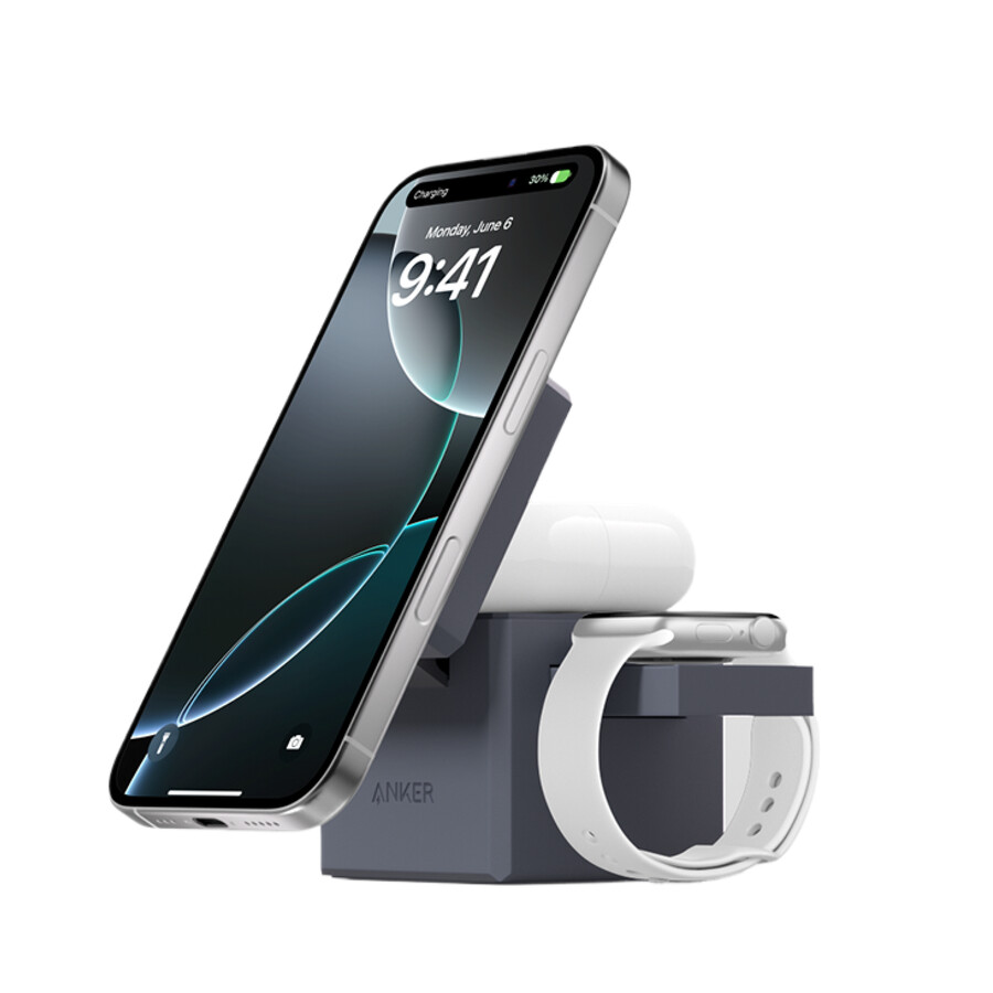 anker 3-in-1 キューブ(qi2搭載)